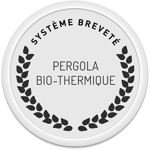 Brevet pergola biothermique