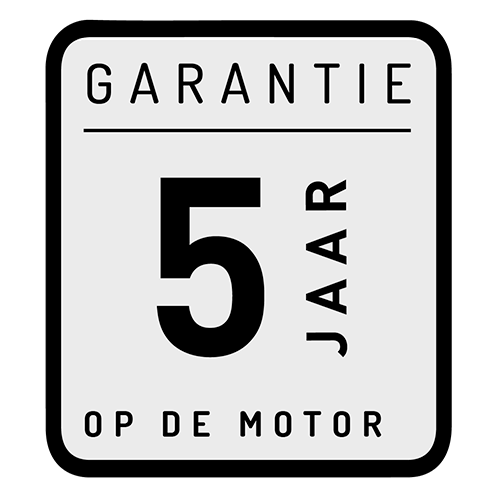 5 jaar - Garantie op de motor