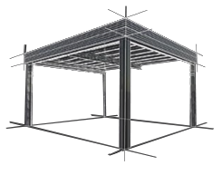 Isolation pergola